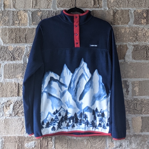 lands end fleece mountain